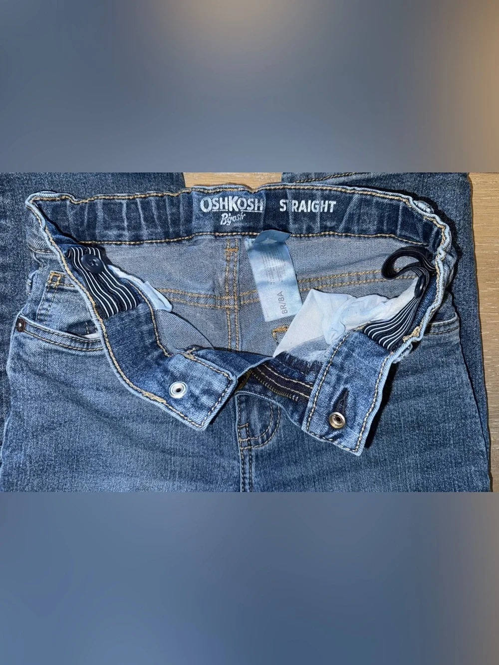 Size 8- Kids Denim and khaki pants